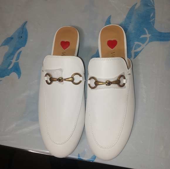 Vertundy Women's Mules Low Heel Flats Leather Slip On Backless Sandals For women - Picture 3 of 7